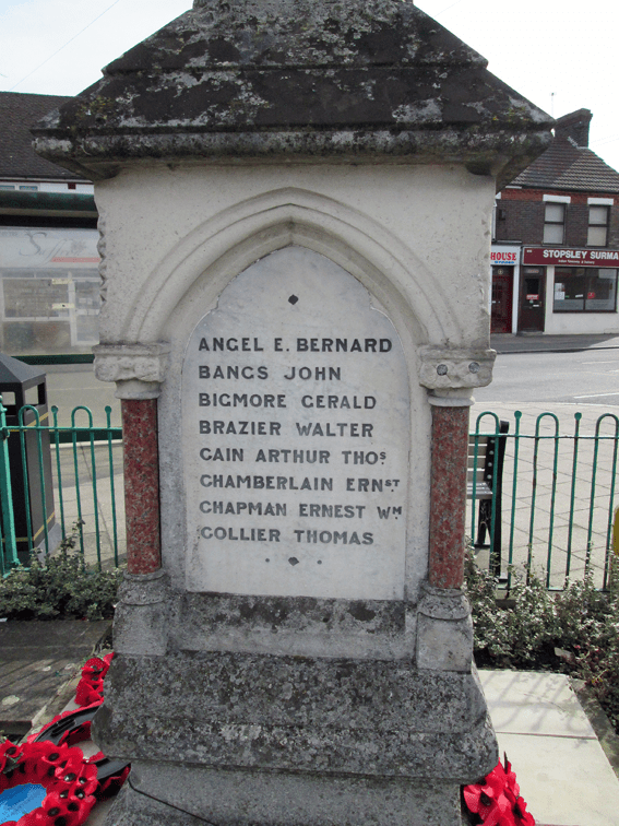 Stopsley War Memorial Great War Stories